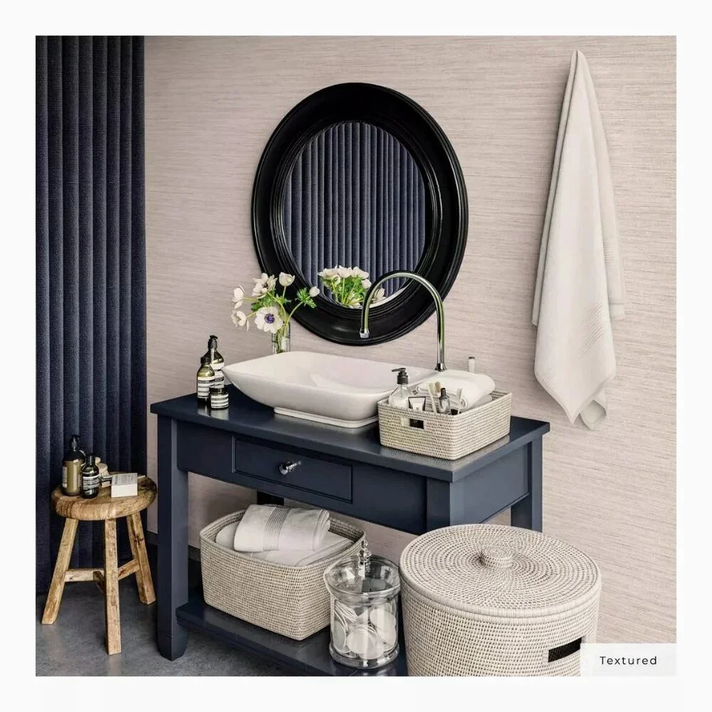 Grasscloth Peel and Stick Wallpaper